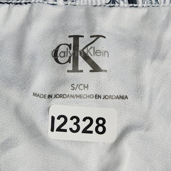 Calvin Klein Shorts Womens Small Black White Marble Brief Lined Athletic NEW - Picture 10 of 11